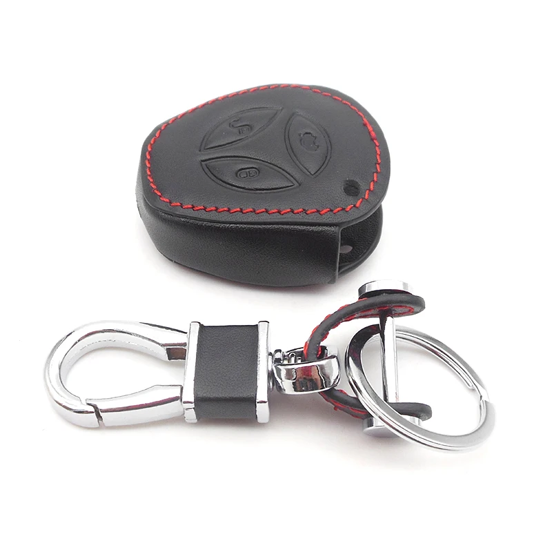 Автомобильный складной кожаный чехол для брелка LADA Sedan Largus Kalina Granta Vesta X-Ray XRay