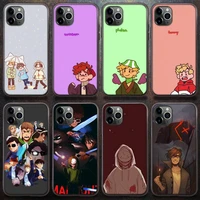 anime cool dream smp war phone case for iphone 8 7 6 6s plus x 5s se 2020 xr 11 12 pro mini pro xs max