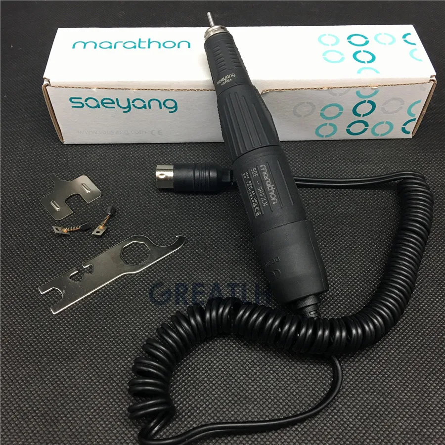 45000 RPM SH37LN Dental Handpiece Micro Motor MARATHON dental Lab Polishing Tool 2.35mm  Korea SAEYANG