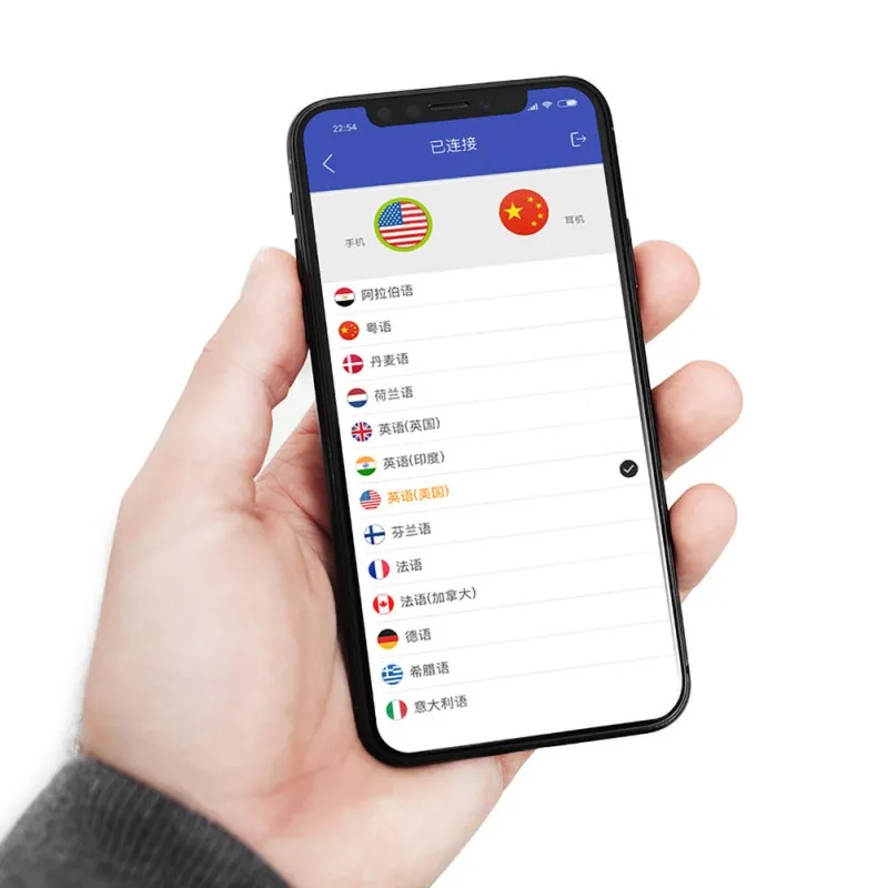 Фото Беспроводные bluetooth-наушники Переводные Наушники для IOS и Android Интеллектуальный Беспроводные bluetooth-наушники Переводные Наушники для IOS и Android Интеллектуальный