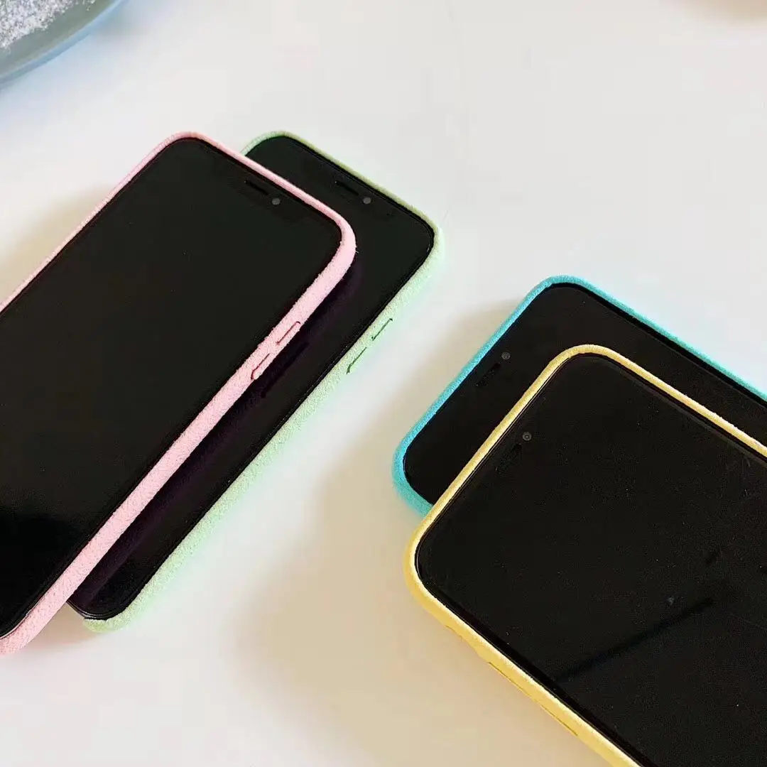 Мягкий чехол из микрофибры Macaron Candy для iphone 7 Ультратонкий силиконовый телефона 6 6S