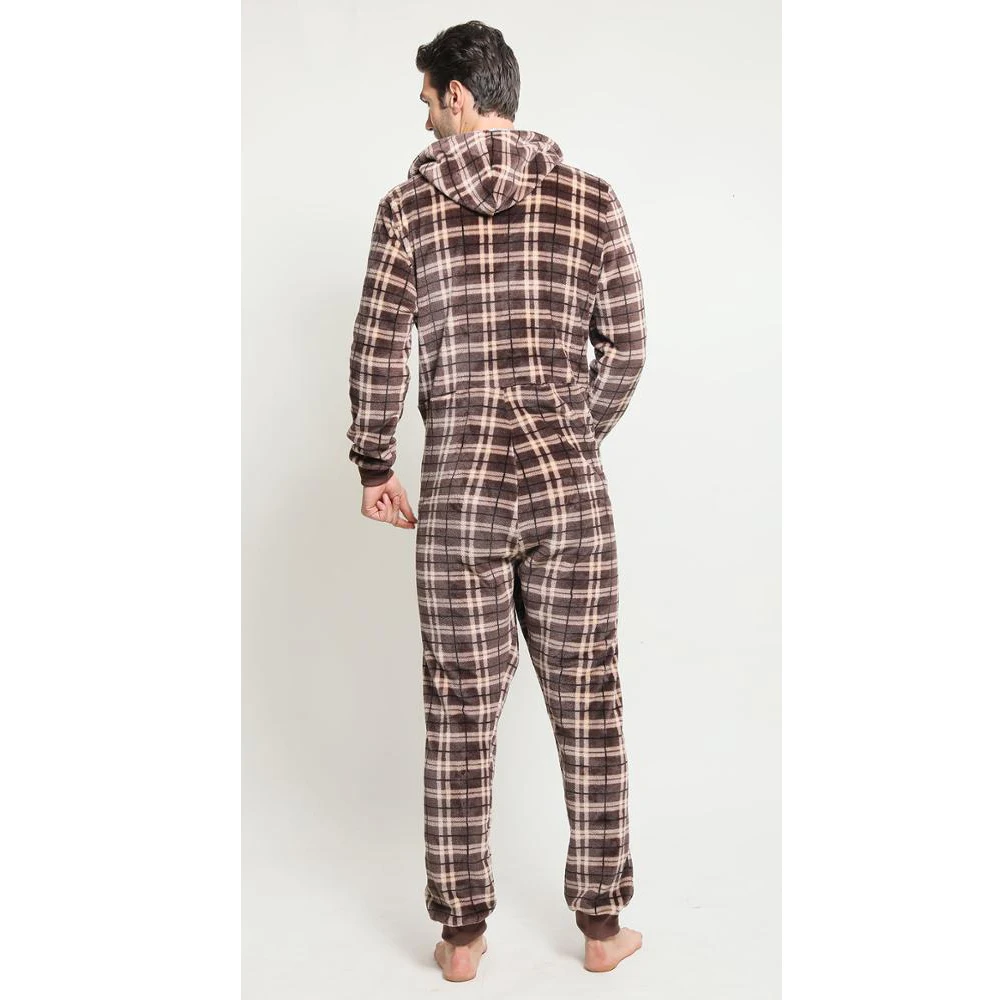 Tmall, качественная клетчатая Пижама, Hombre Invierno, с капюшоном, с длинным рукавом, Рождественская зимняя Пижама, Homme Hiver, пижама, Onesie, комбинезон для Adu