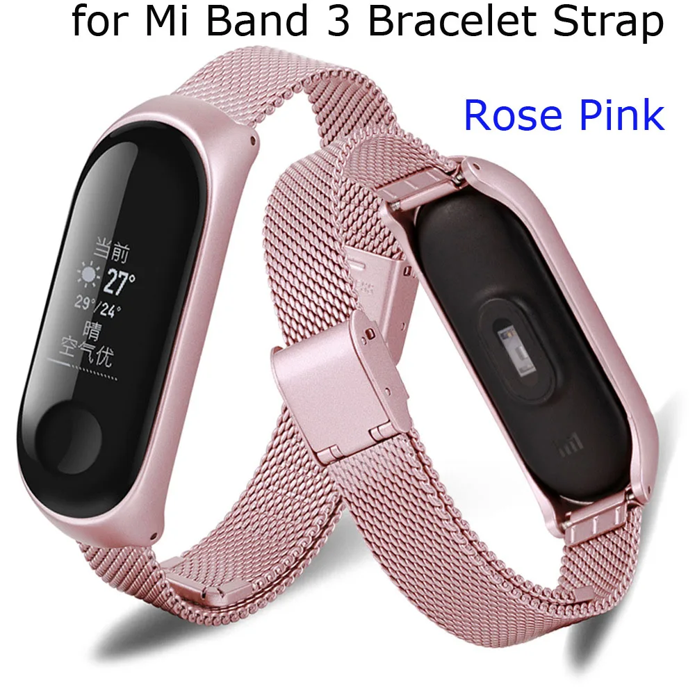 Mi Band 4 3 ремешок из нержавеющей стали металлический браслет для Xiao mi Nfc mi Band 4 3 mi lanese браслет mi band 4 3 Смарт-браслет