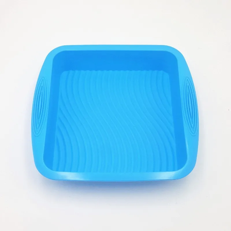 Модная Большая квадратная форма для торта силиконовая шоколадного мыла выпечки |