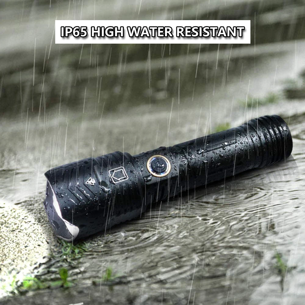 super bright xhp160 led flashlight powerful xhp99 waterproof torch usb rechargeable 18650 lantern portable zoom camping light free global shipping