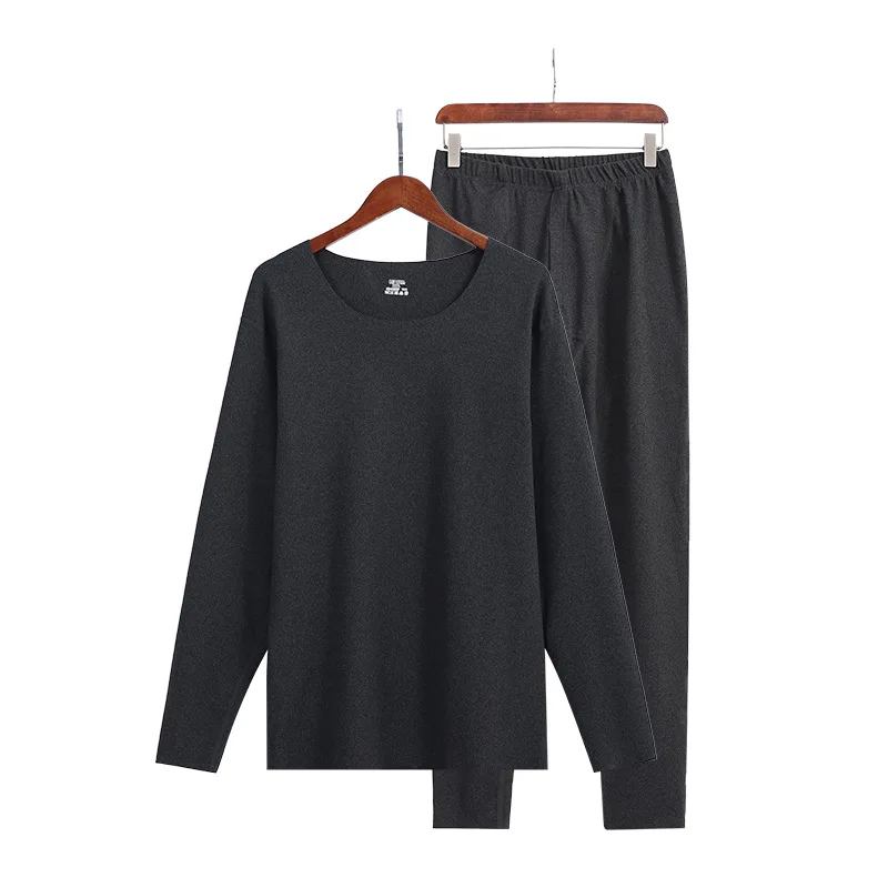 

Seamless Heating Thermal Underwear Men 's New Thermal Underwear T-shirts Leggings 2 Pcs Winter Inner Home Wear Solid Color Warm