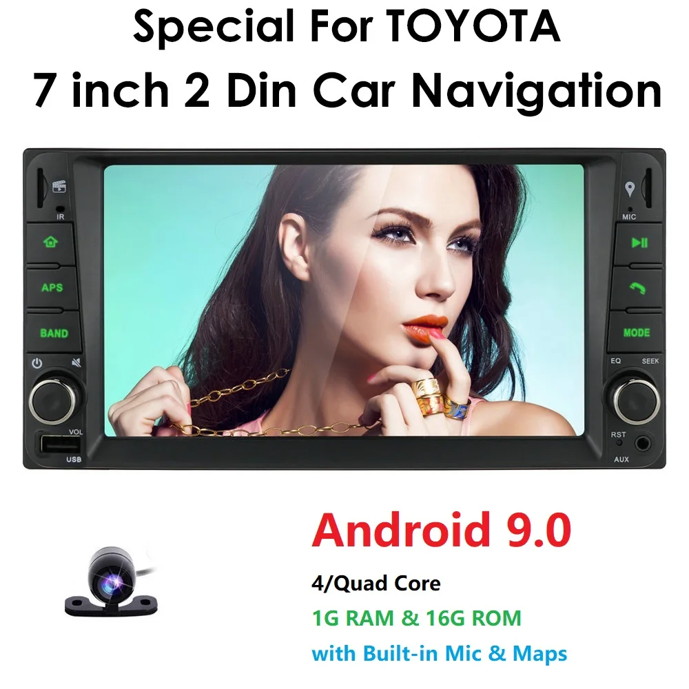 Универсальный автомобильный GPS навигатор 7 дюймов Android 9 0 для Toyota Terios Avanza Echo Rush Allion