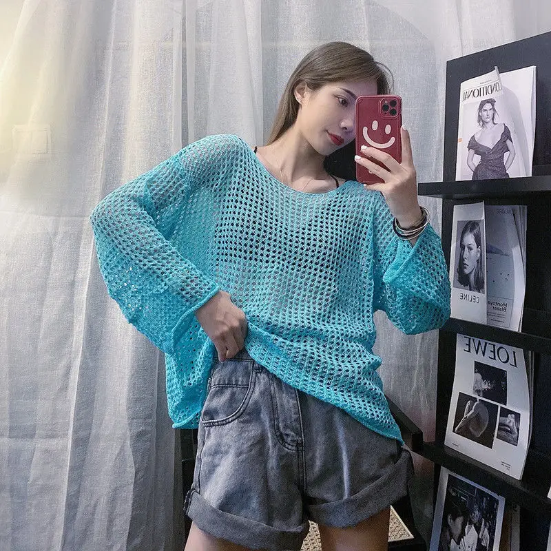 

Cheap wholesale 2021 spring summer autumn new fashion casual warm nice women Sweater woman female OL knitted sweater BAy117