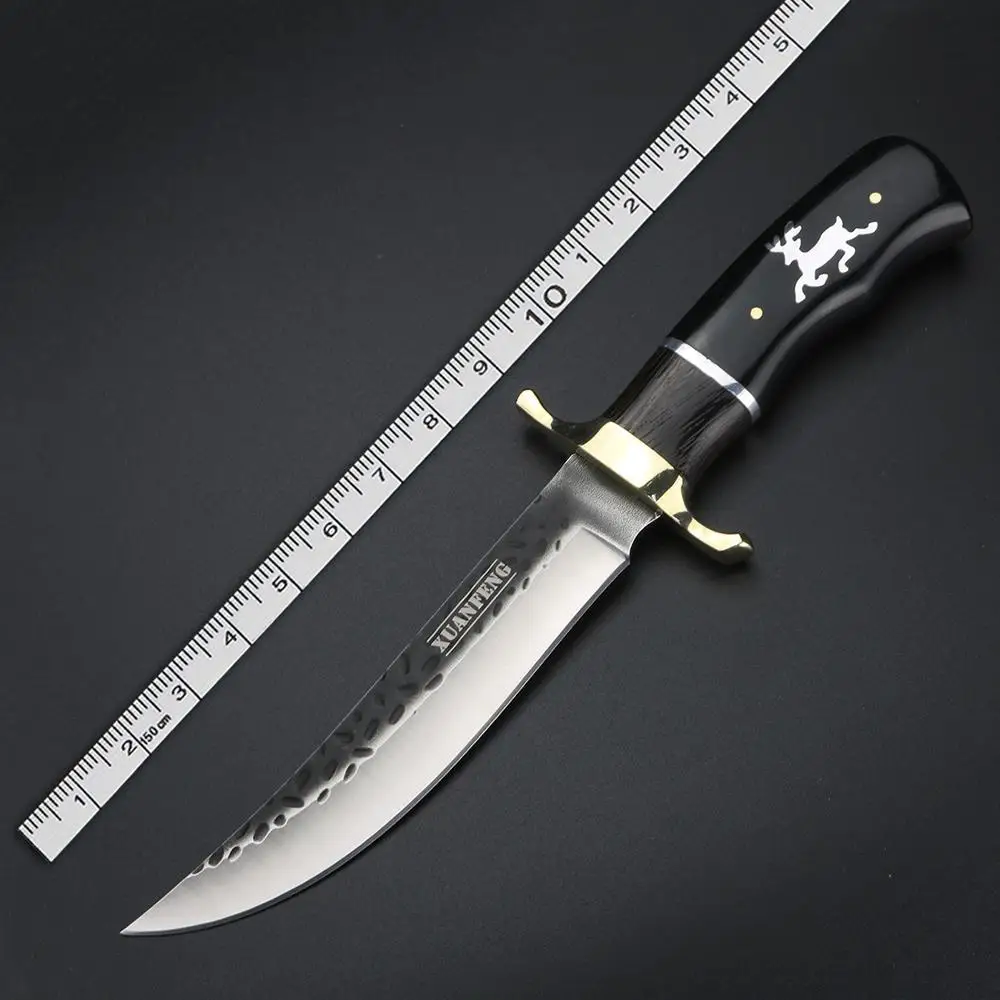 

Multifunctional fixed blade outdoor knife hunting short knife camping wild survival knife straight knife