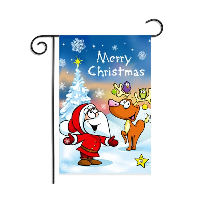 Рождественская серия Садовый флаг наружная декоративная подвесная зимняя