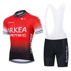 2021 ARKEA SAMSIC Велоспорт команда Джерси 20D велосипедные шорты комплект Ropa Ciclismo Мужская MTB летняя езда на велосипеде Майо нижняя одежда