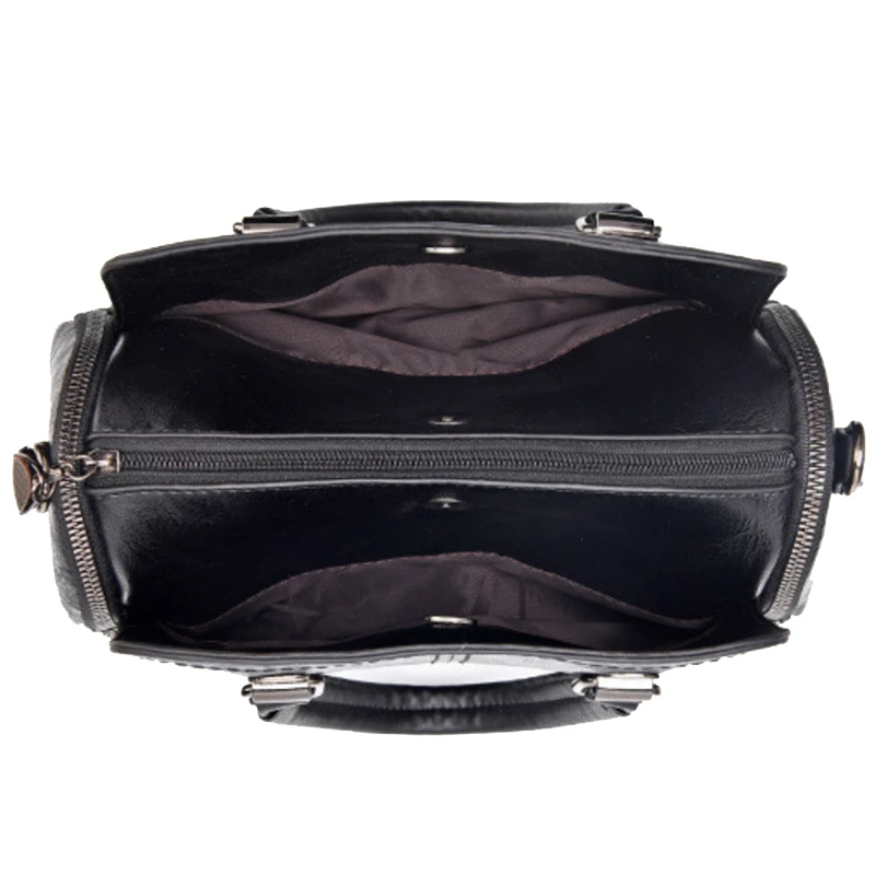 

Women's Bag New Fashion Handbag Large Capacity Soft PU Leather Mother Shoulder Crossbody Bags