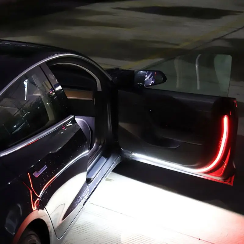 

Cars Door Lights Opening Warning LED Lamps Strips Strobe Safety Car Accessories