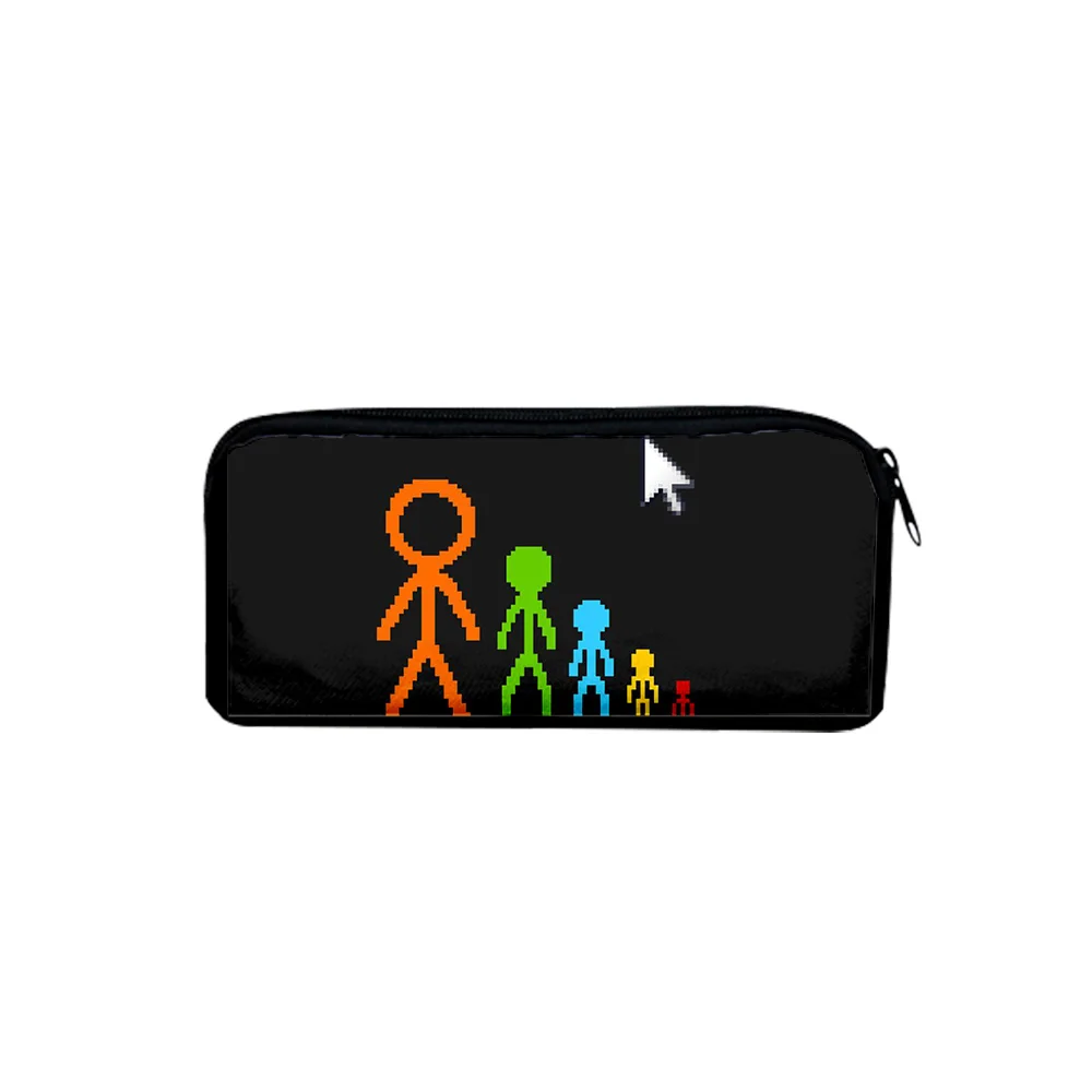 

Game Alan Becker Women Simple Makeup Pen Bag Lady Mini Sundries Bag Cosmetic Bag Child Stationery Storage Bag Pencil Bag