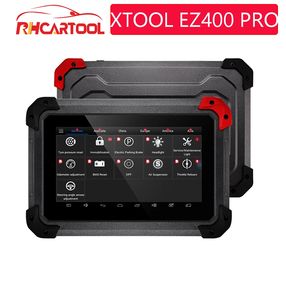 XTOOL EZ400 PRO планшет диагностический инструмент поддержка ключевой программы, регулировка одометра и сброс подушки безопасности бесплатное обновление онлайн