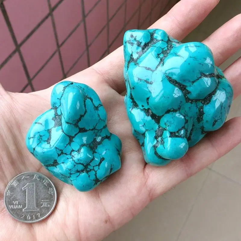 

Rough Natural Turquoise Gemstone Meditation Reiki Stones Feng Shui Energy Lucky Gifts for Men Women