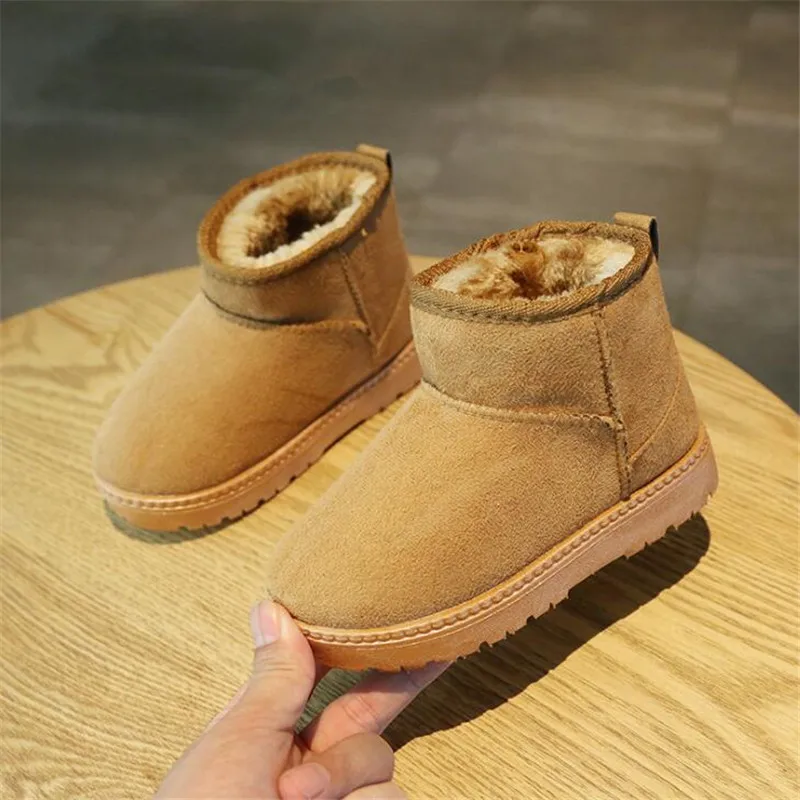 Ботинки для девочек детская обувь малышей детские зимние теплые ботинки снежной