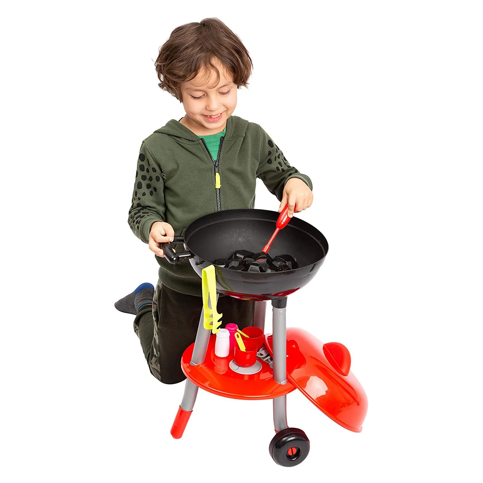 

Barbecue Pretend Toys Set Children BBQ Grill Kitchen Toys Mini Fun Simulation Food Set Kitchen Toys For Kids Gift relaxing