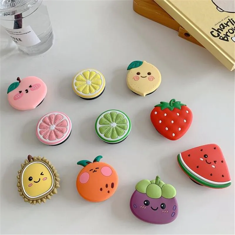 Мультяшные фрукты расширяющаяся 3D подушка безопасности подставка держатель для