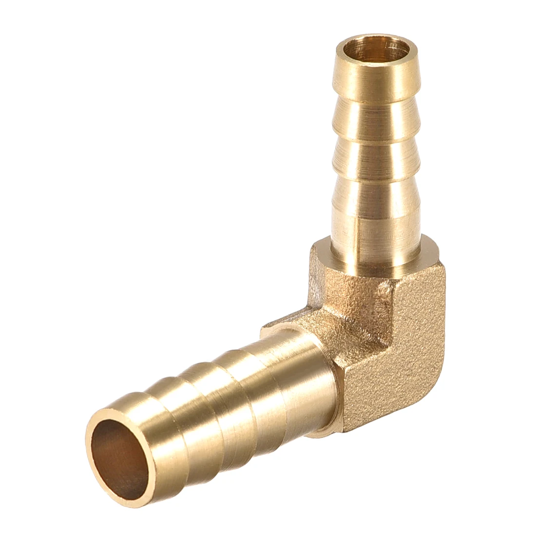 

uxcell 10mm To 8mm Barb Brass Hose Fitting 90 Degree Elbow Pipe Connector Coupler Tubing Adapter for air, water, fuel, oil