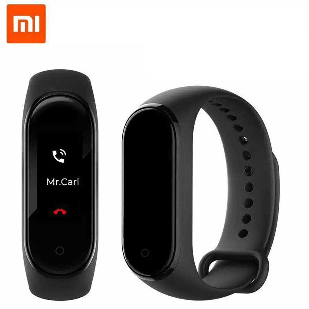 Xiaomi mi Band 4 смарт-браслет Bluetooth 5,0 музыка Смарт mi band 4 браслет сердечного ритма AMOLED цветной сенсорный экран