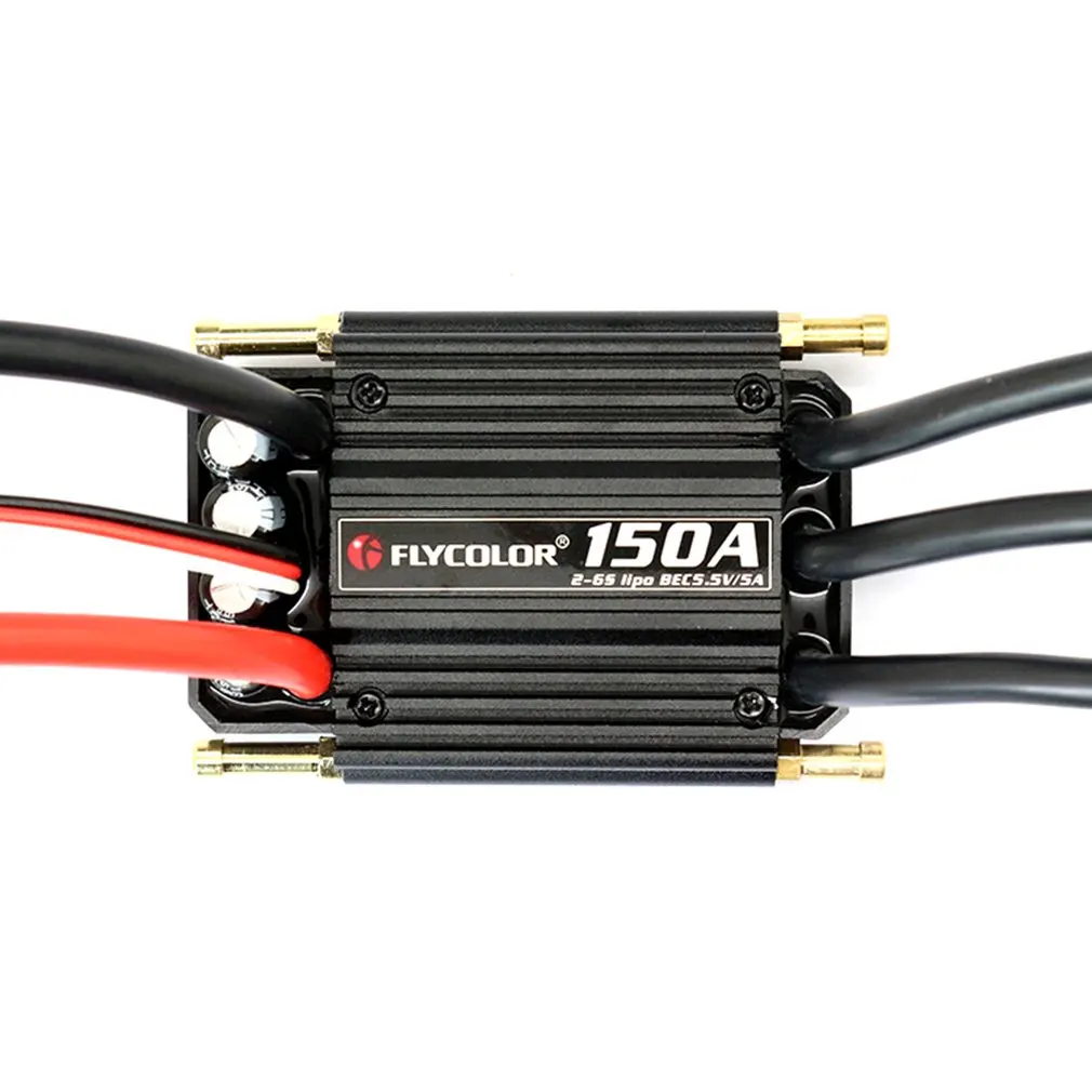 Flycolor 50A 70A 90A 120A 150A бесщеточный ESC 2-6S RC лодки водонепроницаемые с BEC/система