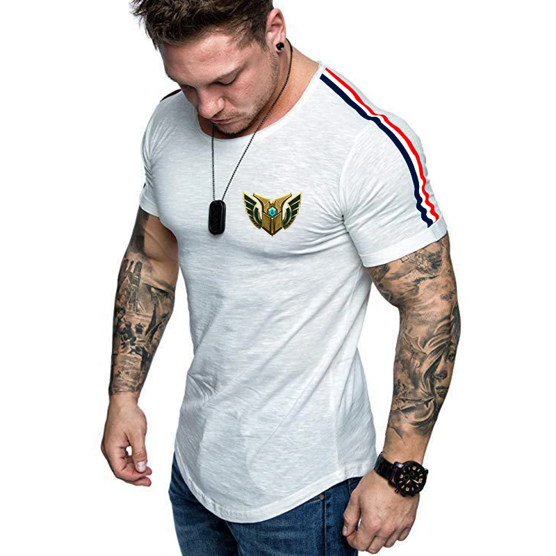 Новинка 2020 Мужская модная хлопковая Футболка с принтом крыльев летняя