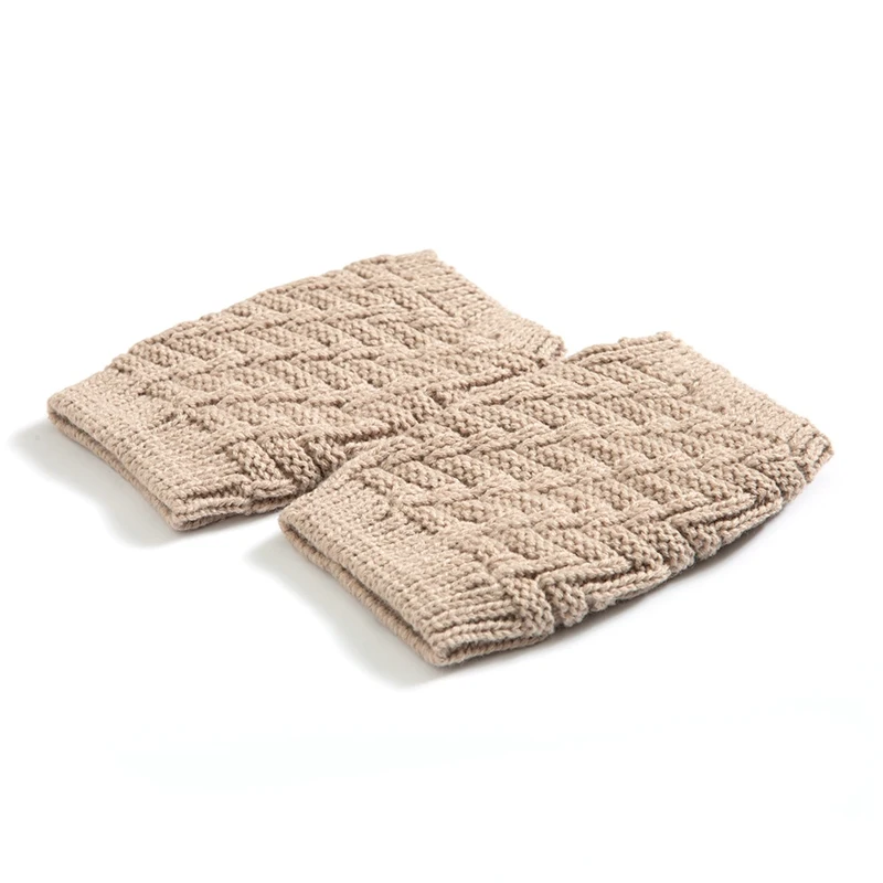 Зимние женские повседневные теплые носки с геометрическим рисунком короткие