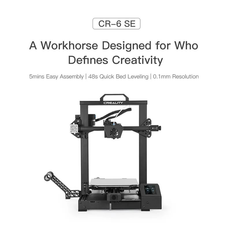 Creative new CR-6 SE large size and high precision teaching DIY commercial home maker industrial suite 3D printer