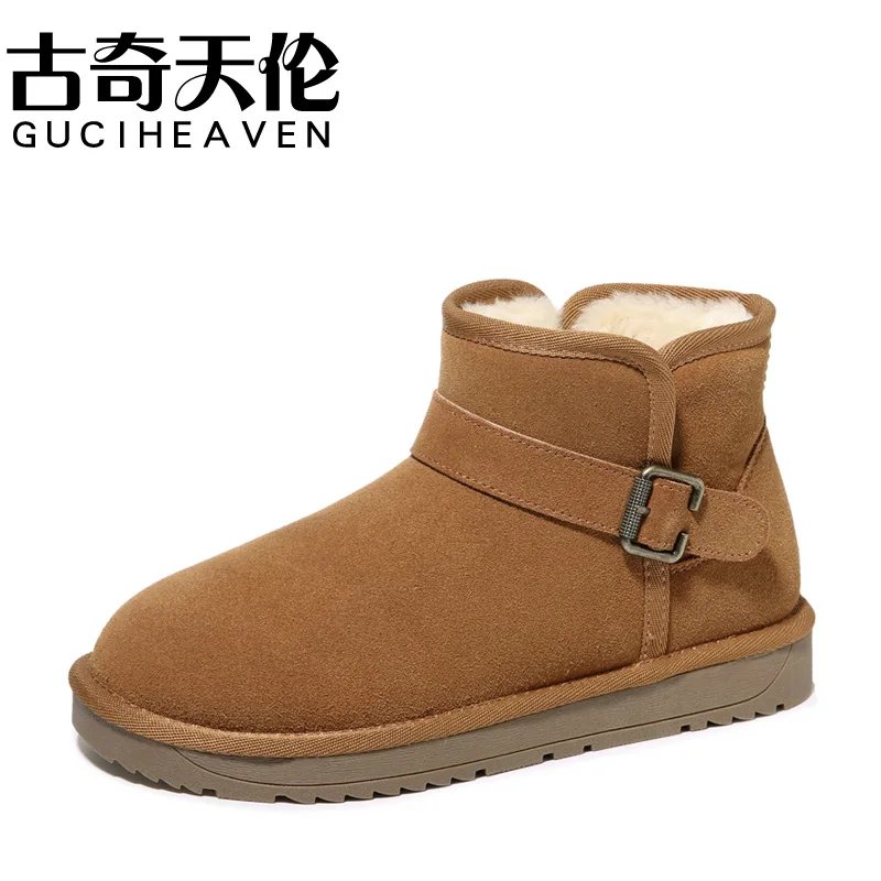 Женская уличная прогулочная обувь теплые ботинки для сноуборда нескользящая