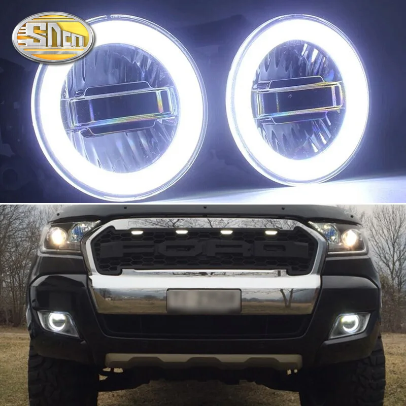 Автоматические светодиодные дневные ходовые огни ангельские глазки SNCN 3 в 1