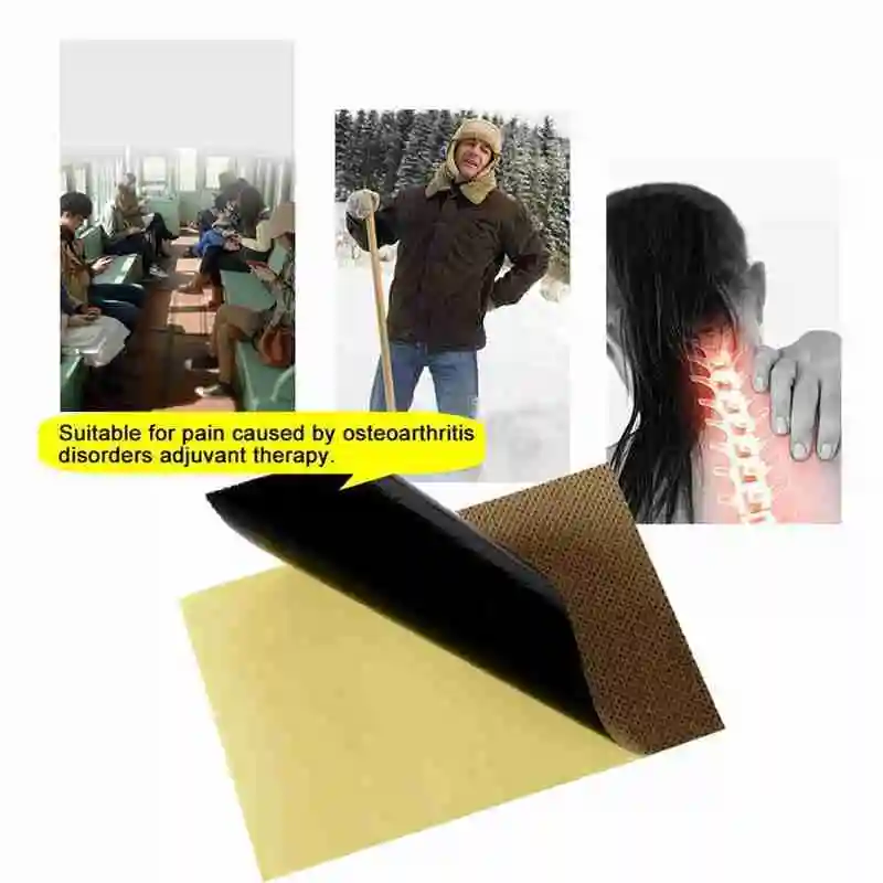 

Sumifun 8Pcs/bag Chinese Traditional Herb Plaster Medicine Patch Cervical Massage Muscle Relief Joint Back Relax Pain Pain W5S2