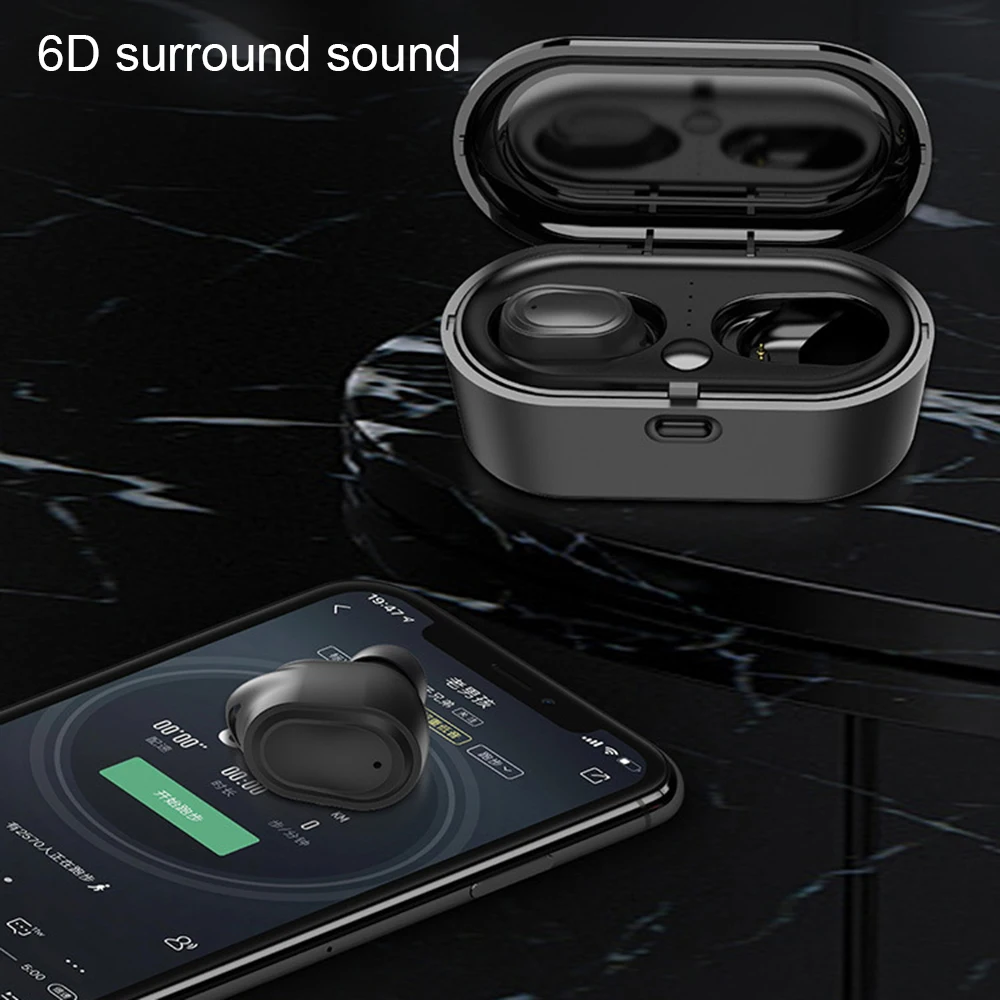 Настоящие беспроводные наушники Bluetooth 5 0 в уши 3D стерео TWS авто пара гарнитуры с