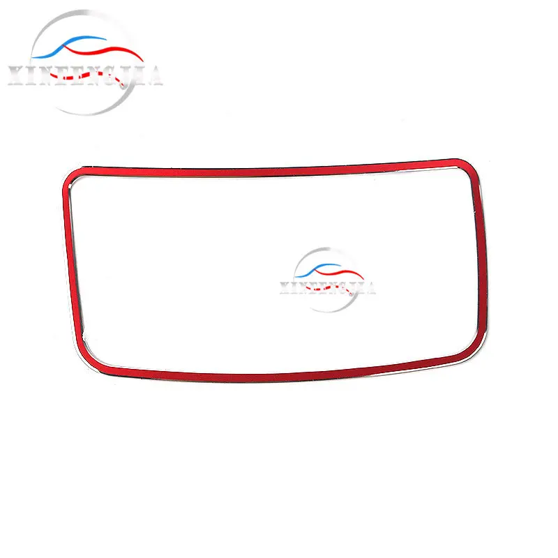 

For Mercedes-Benz A CLA GLA Class X156 C117 W176 13-17 Red Center Storage Box Trim Cover