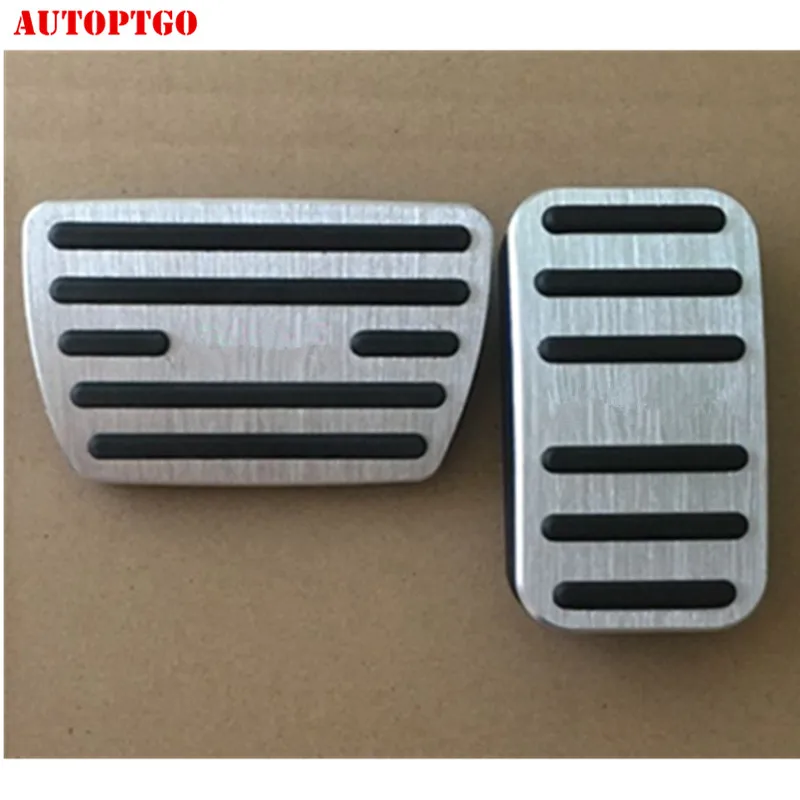 

Aluminium + Rubber Car Gas/Fuel Brake Pedal Pad Cover Kit For Honda Accord 2014-2019