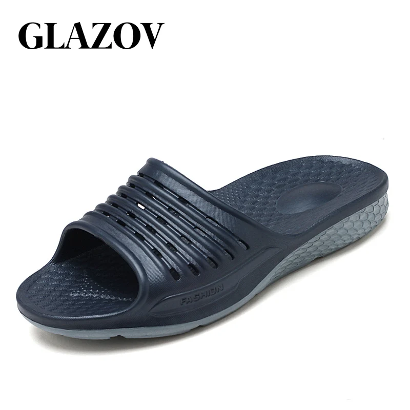 Шлепанцы мужские для пляжа и отдыха мягкие сланцы Эва Повседневная летняя обувь