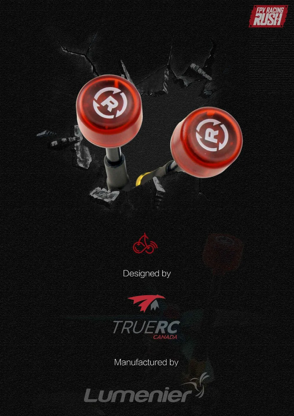 2 шт./лот FPV мини Антенна Rush Cherry 5,8 GHz 1.2dBi круговая Поляризация RHCP SMA Мужская Антенна для FPV гоночных дронов
