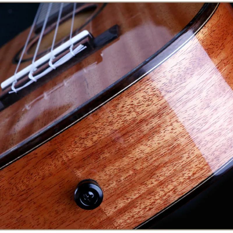 Укулеле 21 24 26 дюймов полностью из красного дерева мини Электрический сопрано для