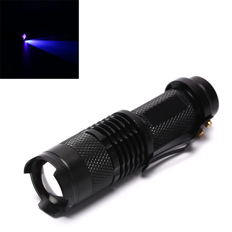 

UV Ultra LED Flashlight Blacklight Light Inspection Lamp Torch Flashlight Lamp AA Battery 395/365nM