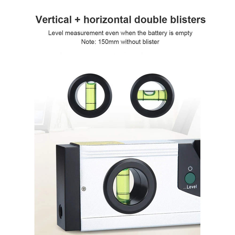 Spirit Level 150mm 200mm 600mm Digital Laser Ruler Angle Gauge Finder Horizontal Vertical Cross Line Leveler | Инструменты