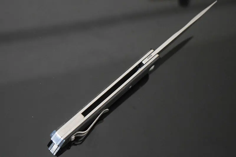 Trskt охотничьи ножи Складные Ножи Kwaiken Флиппер ручка G 10 атласный лезвие (3 5 &quot