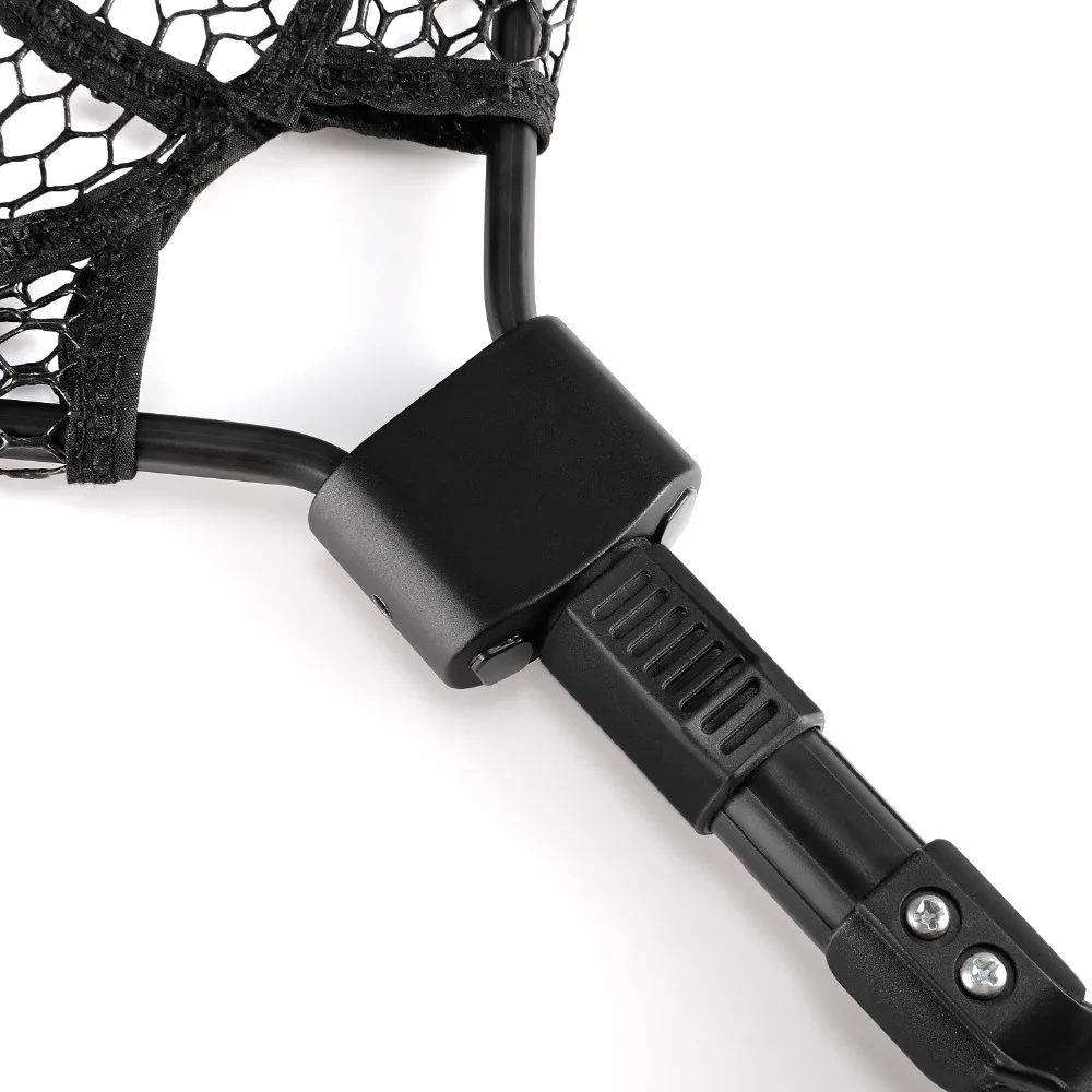 

Fishing Landing Net Aluminum Hand Net with Rubberized Mesh Boat River Sea Stream Lake Fishing Gear Outdoora