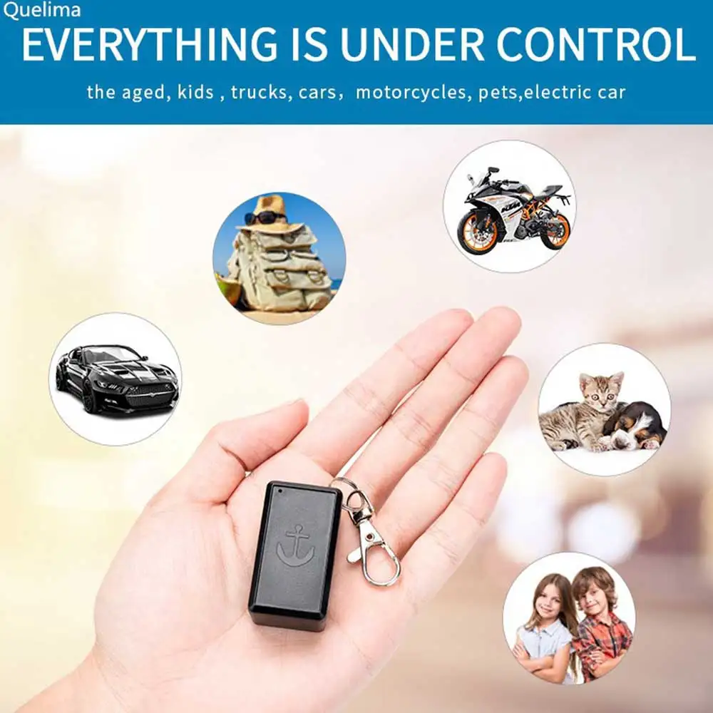 

Mini GPS Tracker Car Portable with Audio GPS Locator for Vehicle Anti Theft Real-Time Tracking for Pets Kid for iOS Android