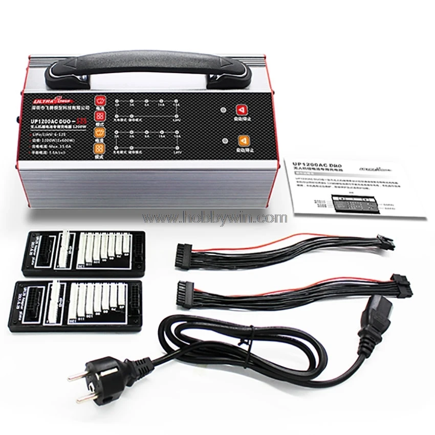 Зарядное устройство для аккумуляторов UP1200AC DUO LiPo LiHV 6 12s больших дронов RC