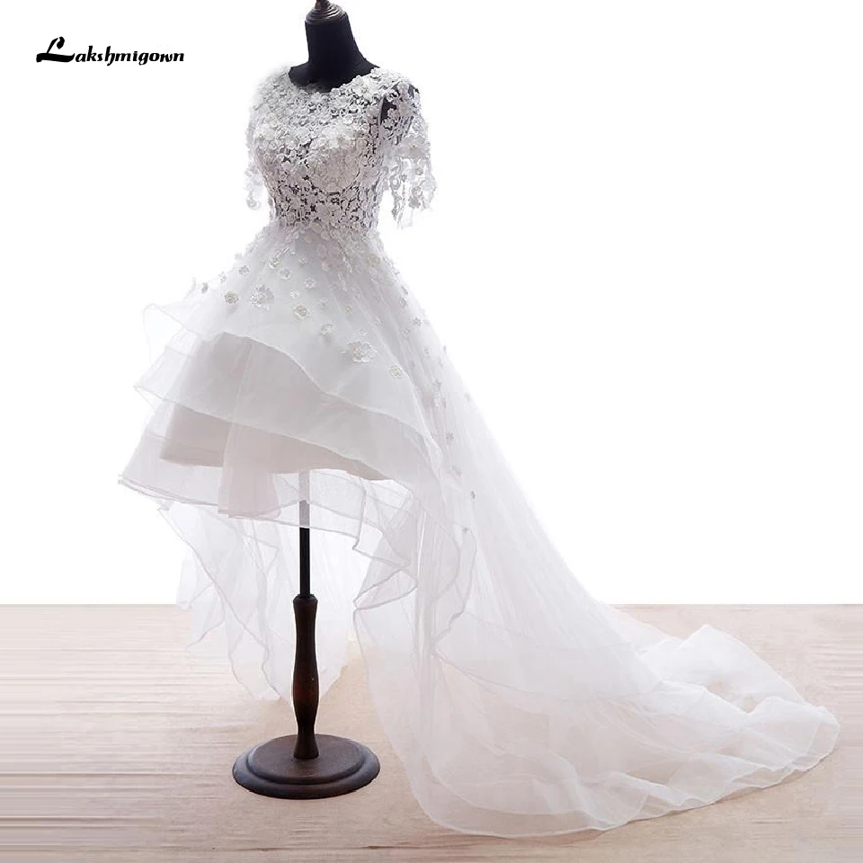 Женское свадебное платье с цветочным принтом кружевное невесты 3D цветами