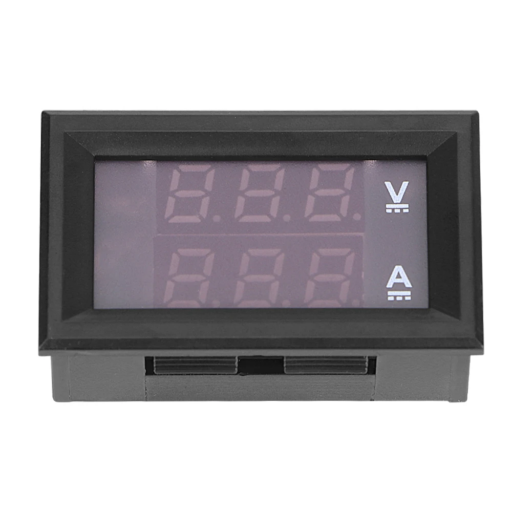 

DIYWORK LED Display Amperemeter Voltage Indicator Tester DC 100V 10A with Cable Mini Digital Voltmeter Ammeter Volt Ampere Meter