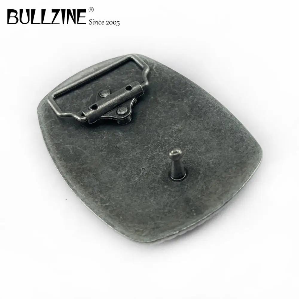 В Bullzine крест с черепами пряжки ремня оловянной отделкой FP-02751 подходит для детей