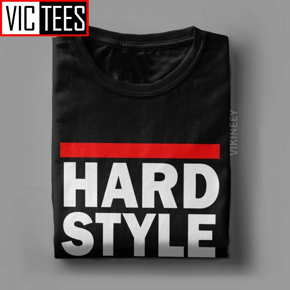 Awesome футболка hardstyle для мужчин Crewneck Чистый хлопок музыка Defqon Hardcore Dance DJ Techno Club
