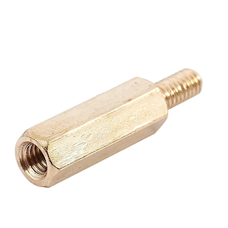 50 Pcs M3 m Male Female Brass PCB Spacer Hex Stand-Off Pillar 20mm images - 6