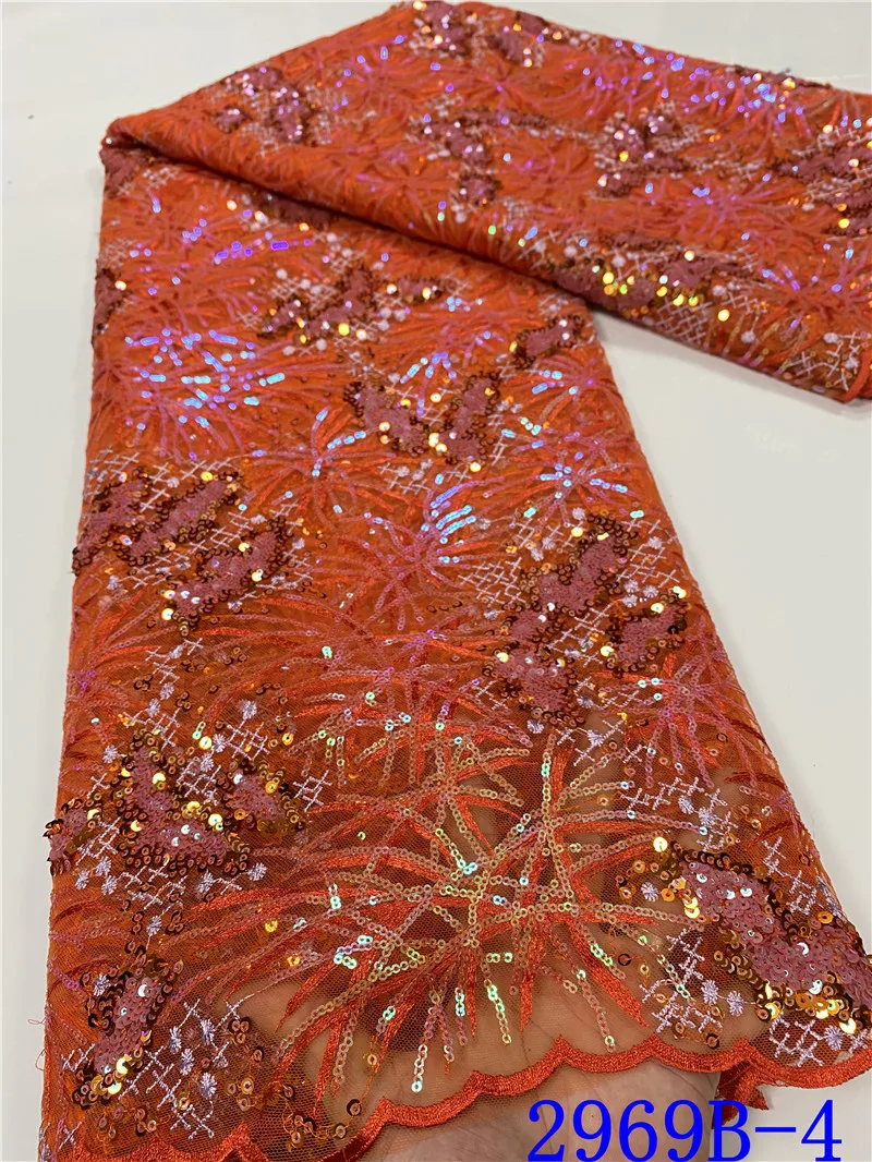 Вышивка NIAI французские блестки швейцарская сеть высокое качество Нигерийский